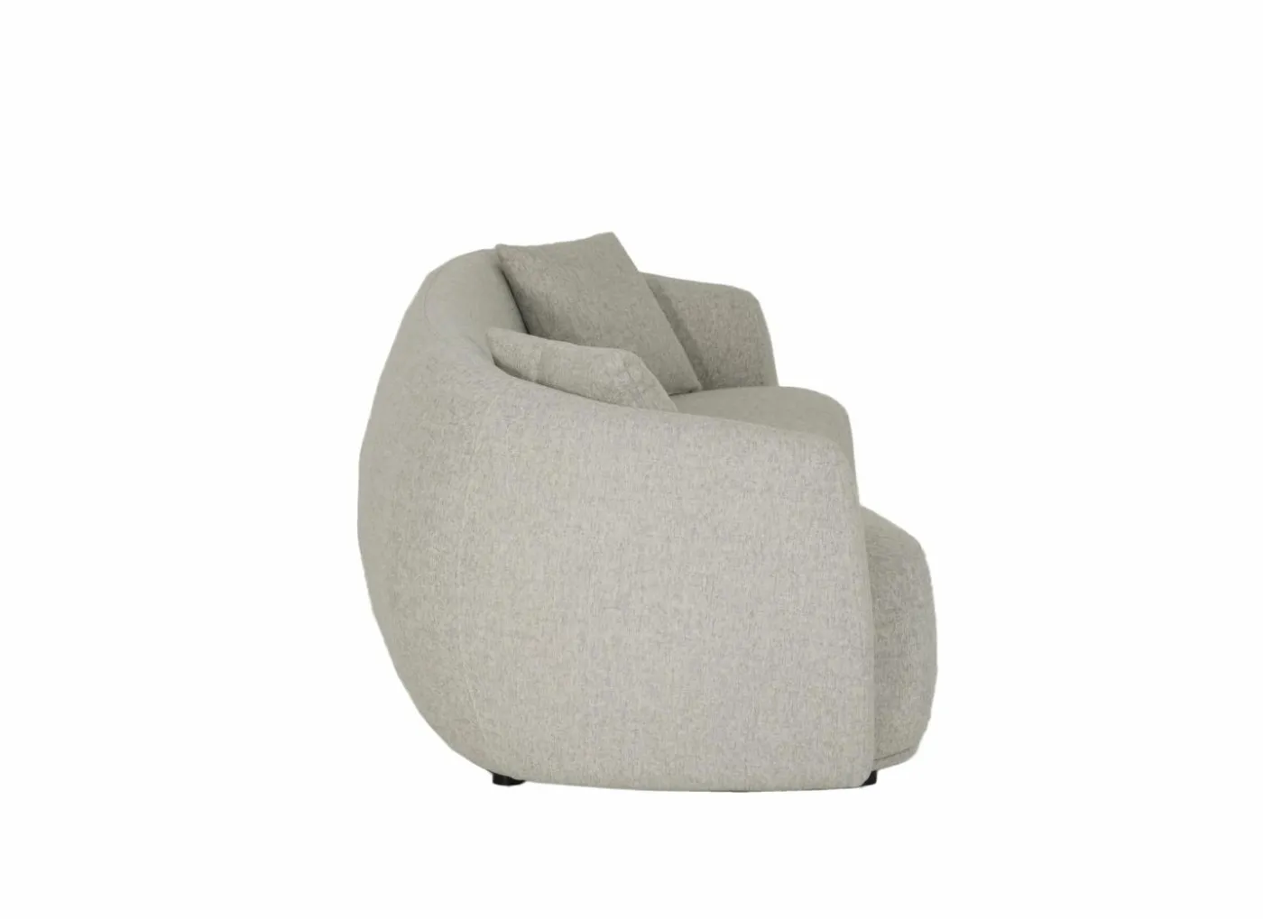 Zetel Aegea 3-zit - stof - lichtgrijs