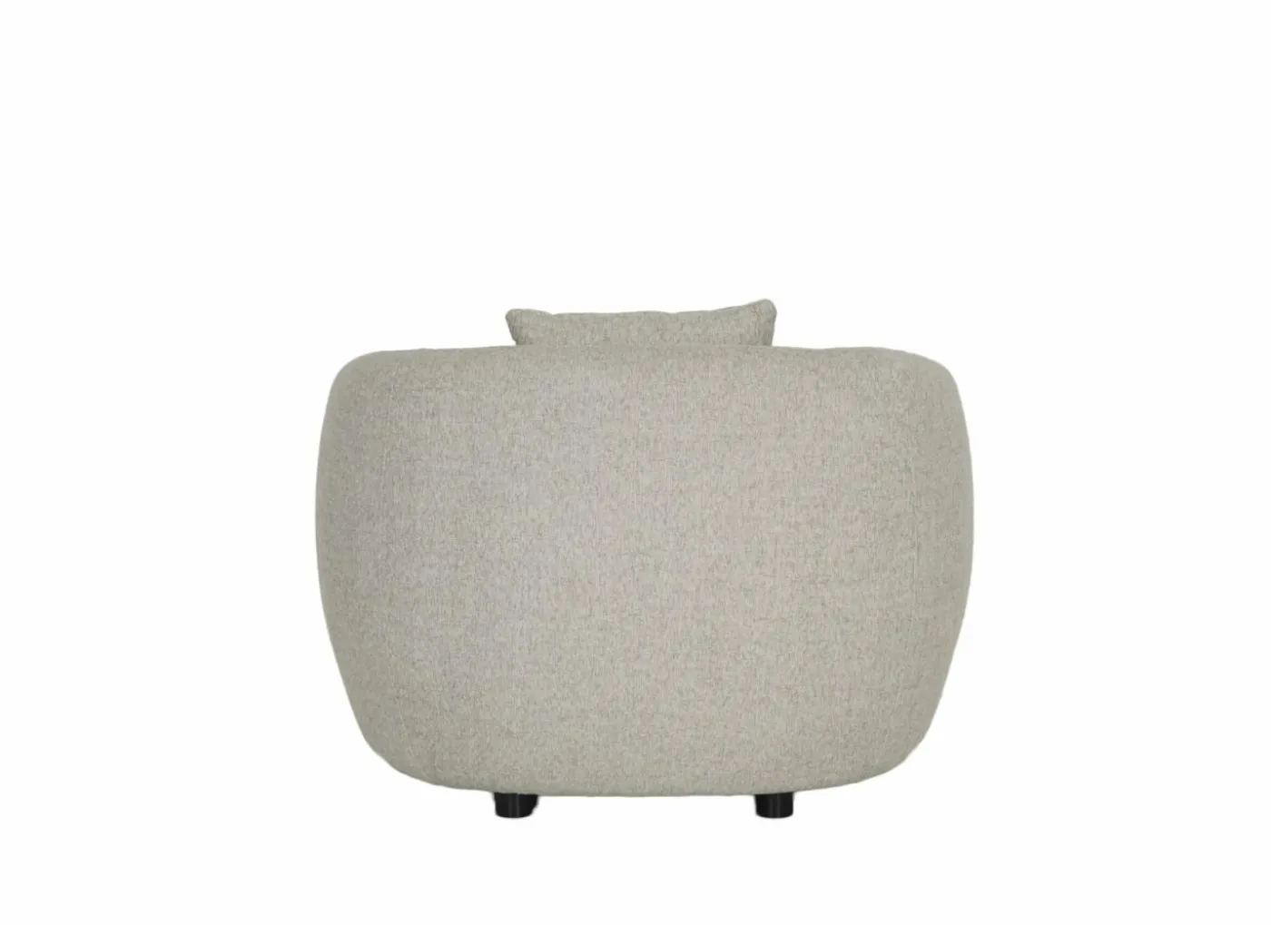 Zetel Aegea 1-zit - stof - lichtgrijs