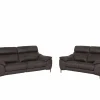 Zetel Angele 2,5+2-zit - stof - bruingrijs