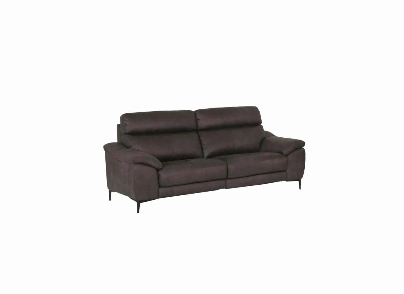 Zetel Angele 2,5-zit - stof - grijsbruin