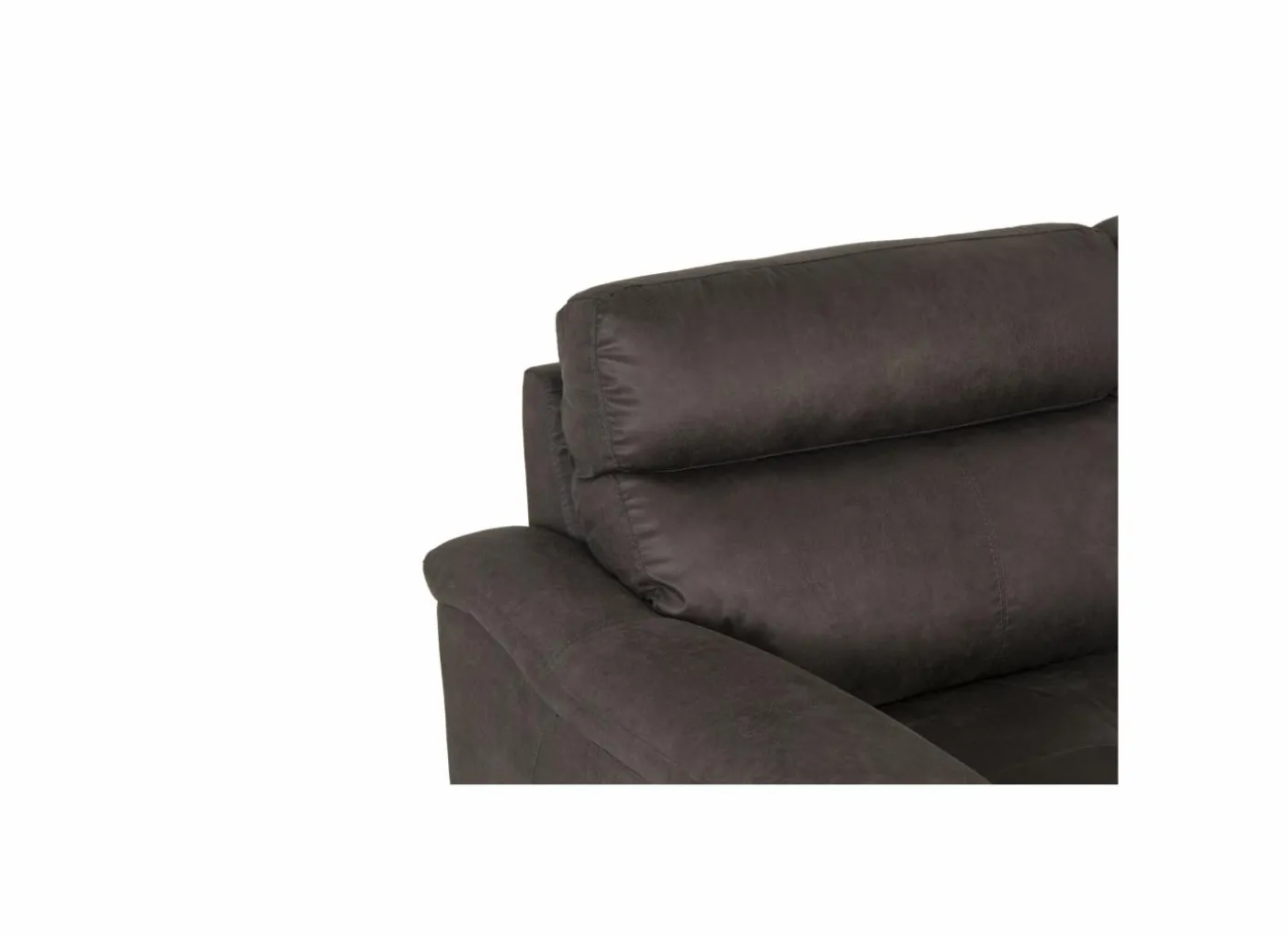Zetel Angele 2,5-zit - stof - grijsbruin