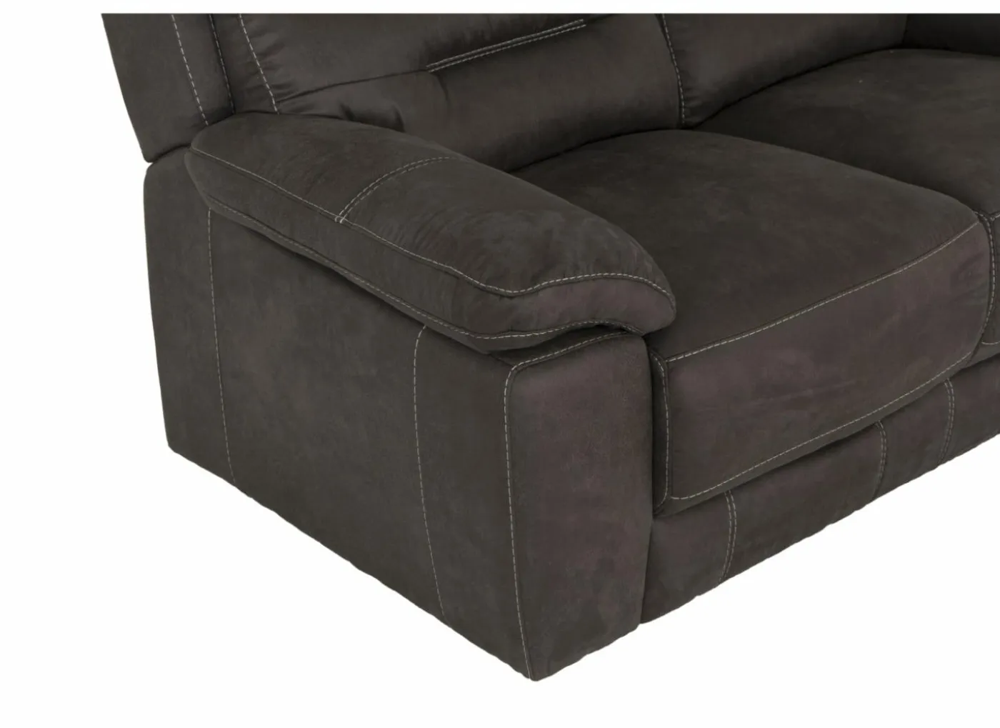 Zetel Ave 3+2-zit - stof - grijsbruin met relax