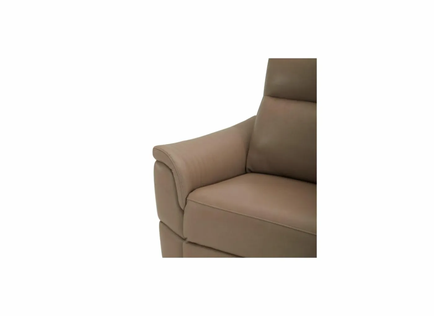 Zetel Back 3+1-zit - leder - camel met relax