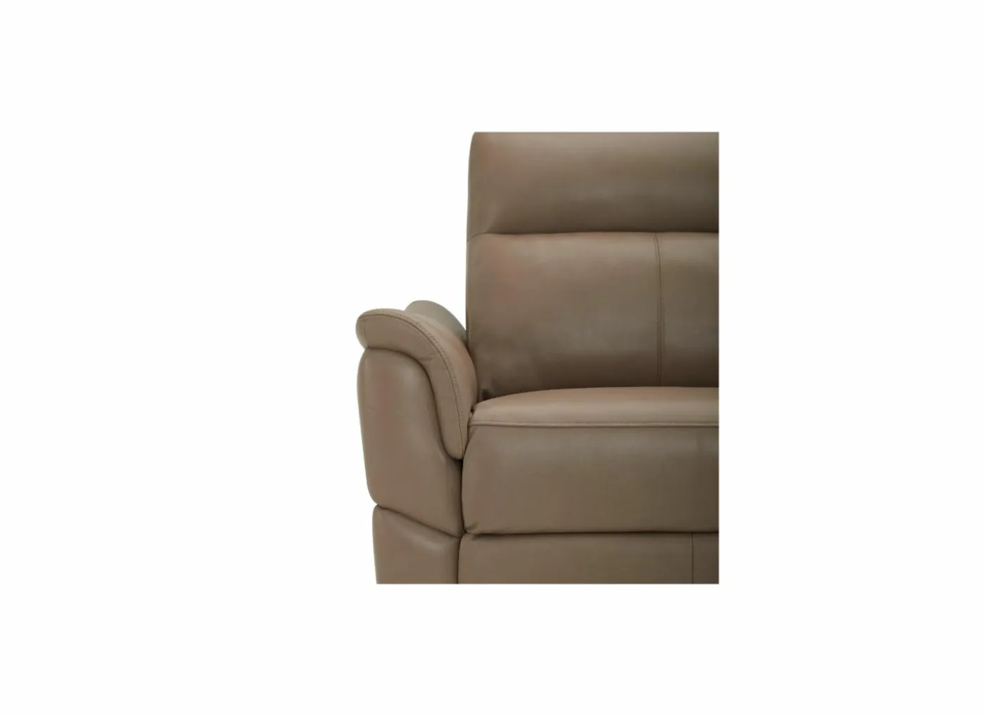 Zetel Back 3+1-zit - leder - camel met relax