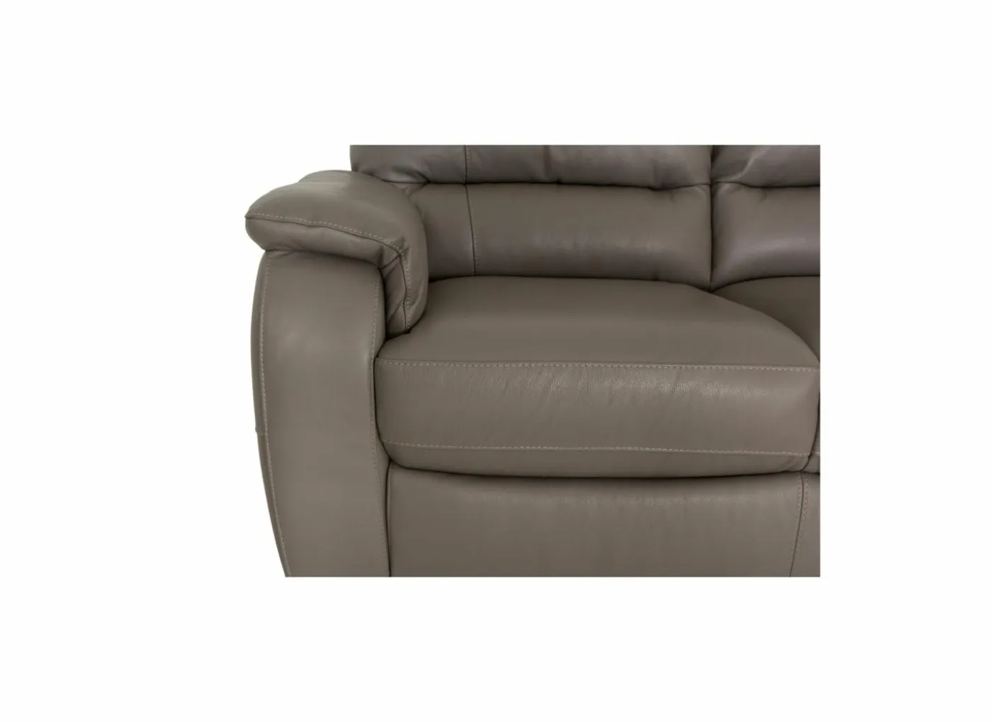 Zetel Barbiero 3+2+1-zit - leder - elephant taupe