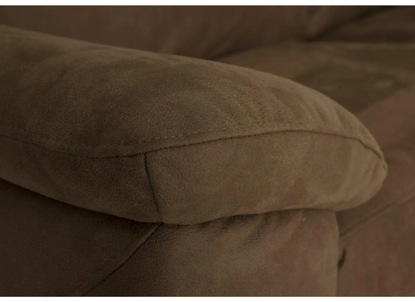 Zetel Berry 3+2+1-zit - stof - cognac met relax