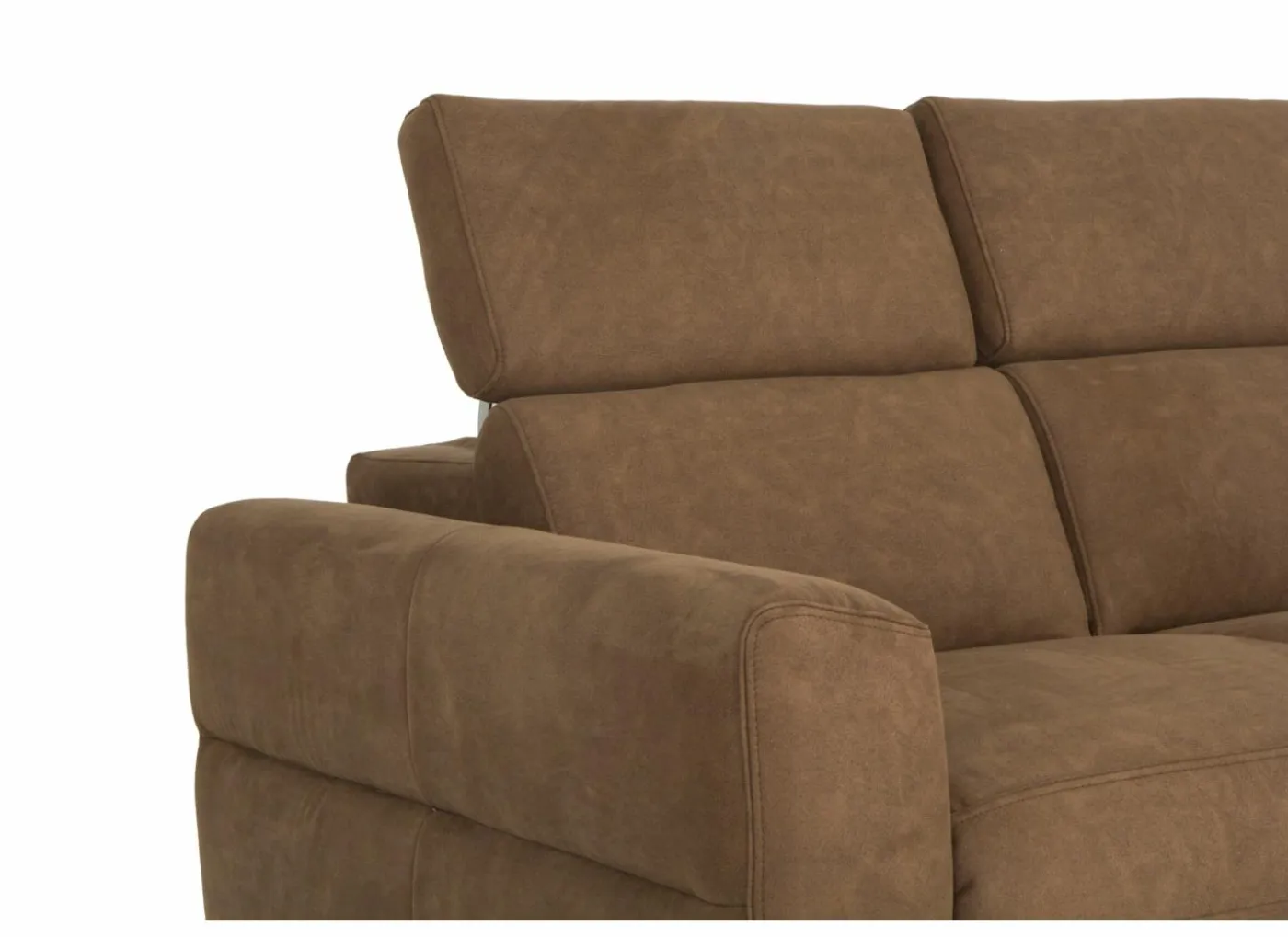 Zetel Blake 3-zit - stof - cognac met relax