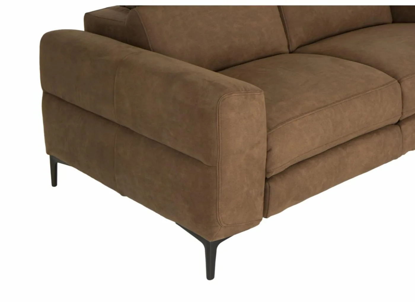 Zetel Blake 3+2-zit - stof - cognac met relax