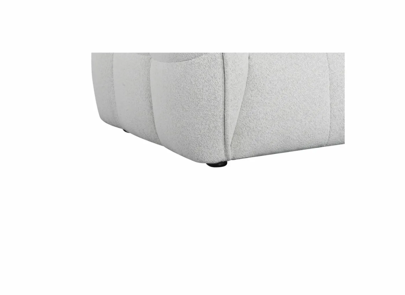Zetel Bowie 3-zit - stof - grijs & wit