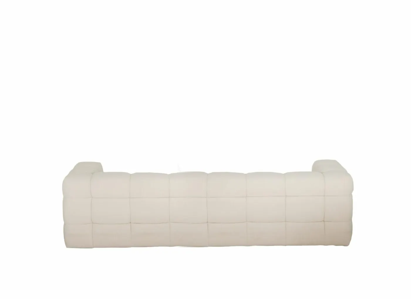 Zetel Bubble 4-zit - stof - wit