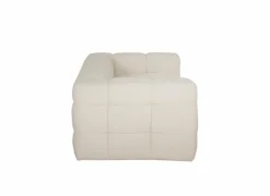 Zetel Bubble 4-zit - stof - wit