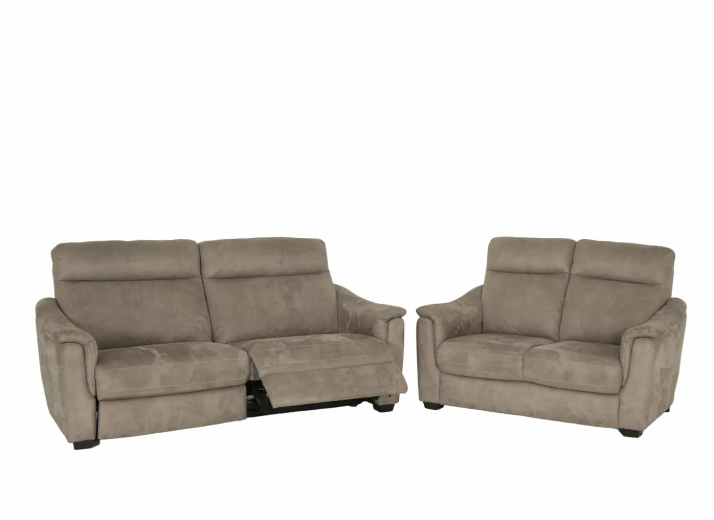 Zetel Centanni 2,5+2-zit - stof - grijs met relax
