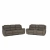 Zetel Cluny 3+2-zit - stof - bruingrijs met relax