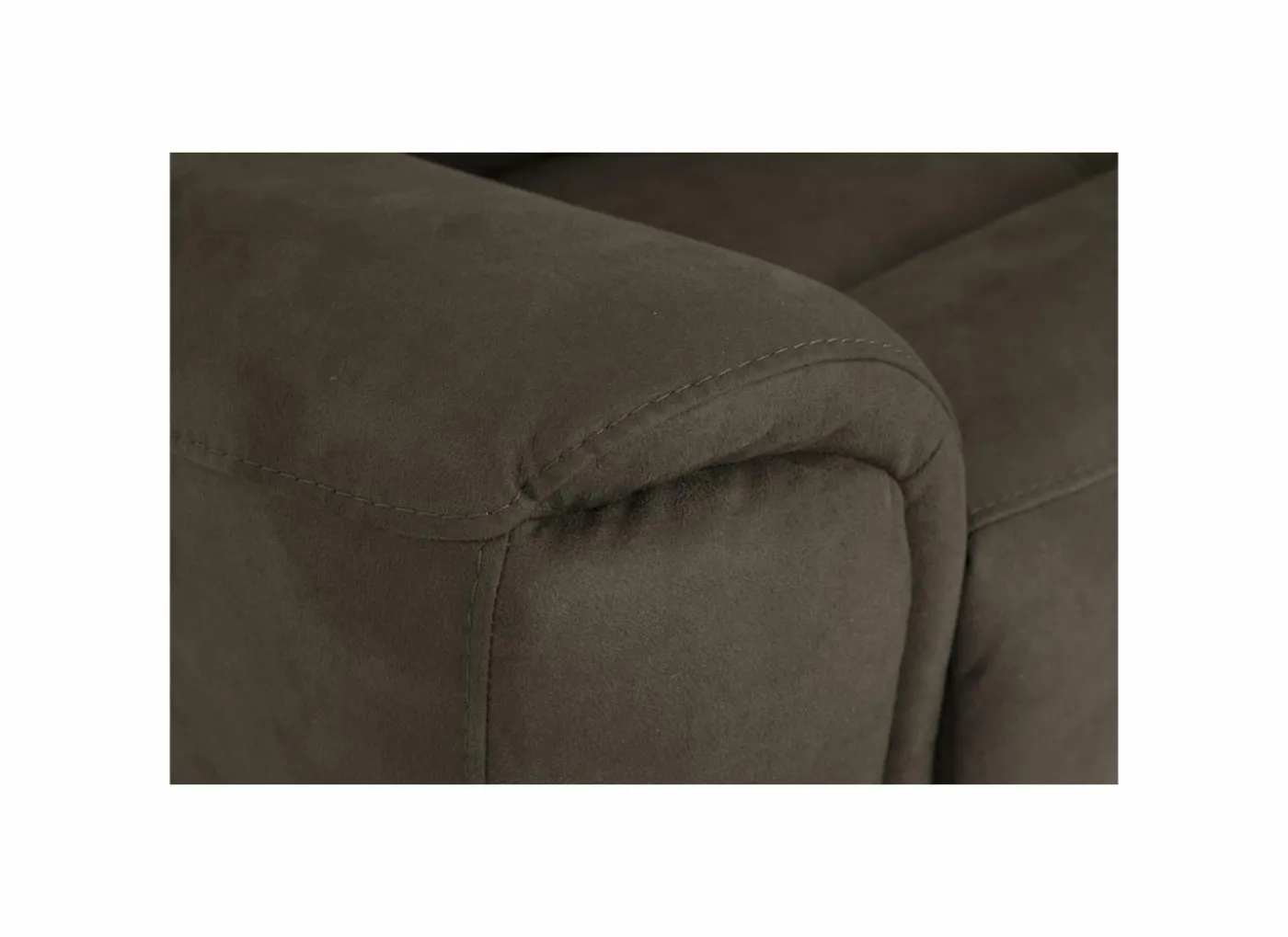 Zetel Cluny 3+2-zit - stof - bruingrijs met relax