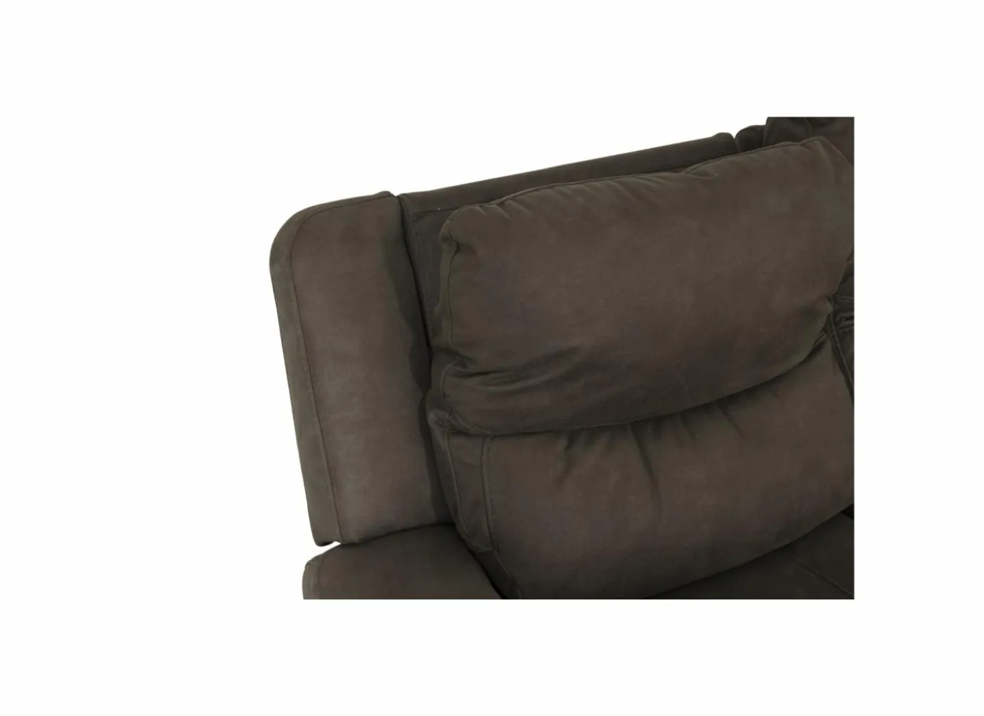 Zetel Cluny 3+2-zit - stof - bruingrijs met relax