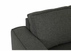 Zetel Colt 3-zit - stof - grijs