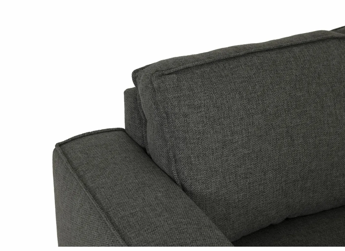Zetel Colt 3-zit - stof - grijs