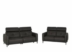 Zetel Dervaux 3+2-zit - stof - antraciet met relax