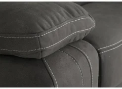 Zetel Elle 3+2+1-zit - stof - bruin met relax