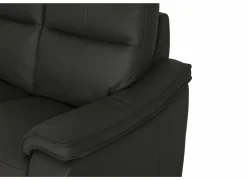 Zetel Final 2,5+2-zit - leder - shalegrey met relax