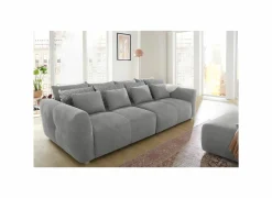 Zetel Gulliver 4-zit - stof - grijs