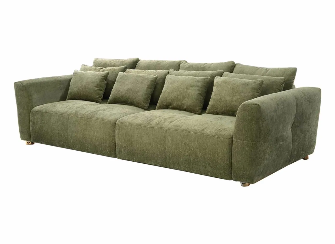 Zetel Gulliver 4-zit - stof - groen