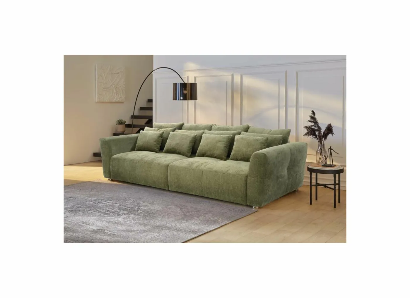 Zetel Gulliver 4-zit - stof - groen