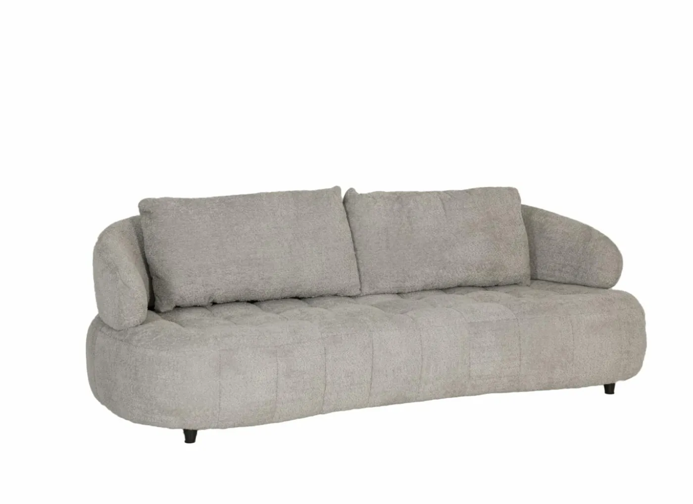 Zetel Lepanto 2,5-zit - stof - silver grey