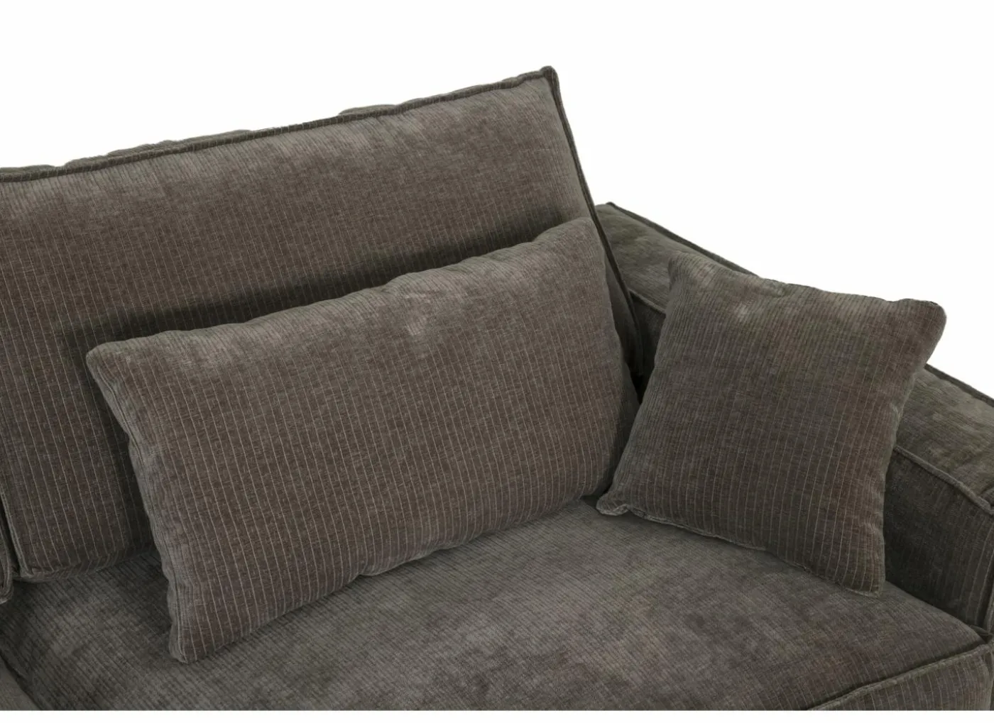 Zetel Marlon 3+2-zit - stof - bruin