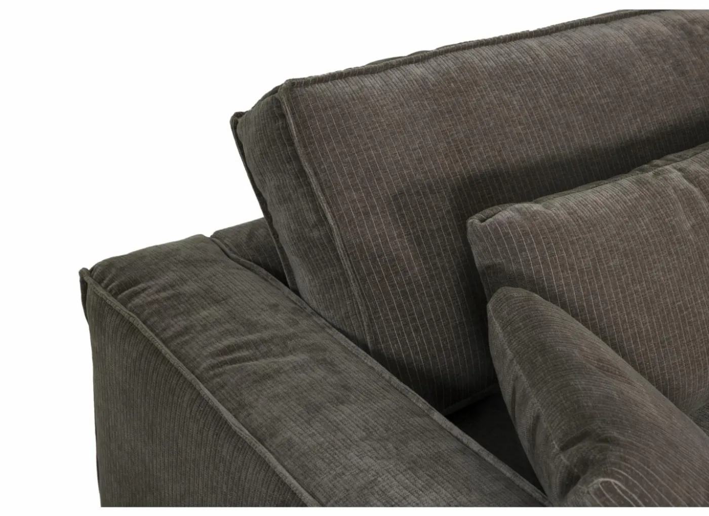 Zetel Marlon 3+2-zit - stof - bruin