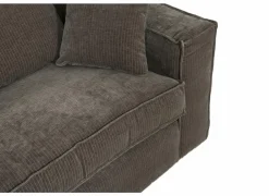 Zetel Marlon 3-zit - stof - bruin