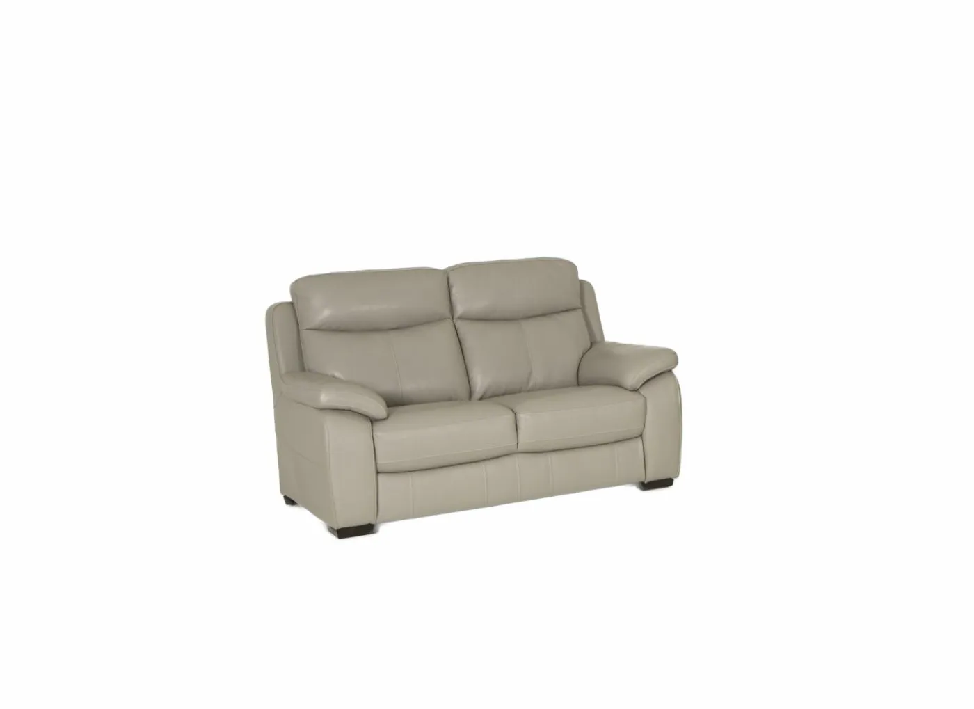 Zetel Mohawk 2-zit - leder - grijs