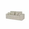 Zetel Monize 2-zit - stof - ecru