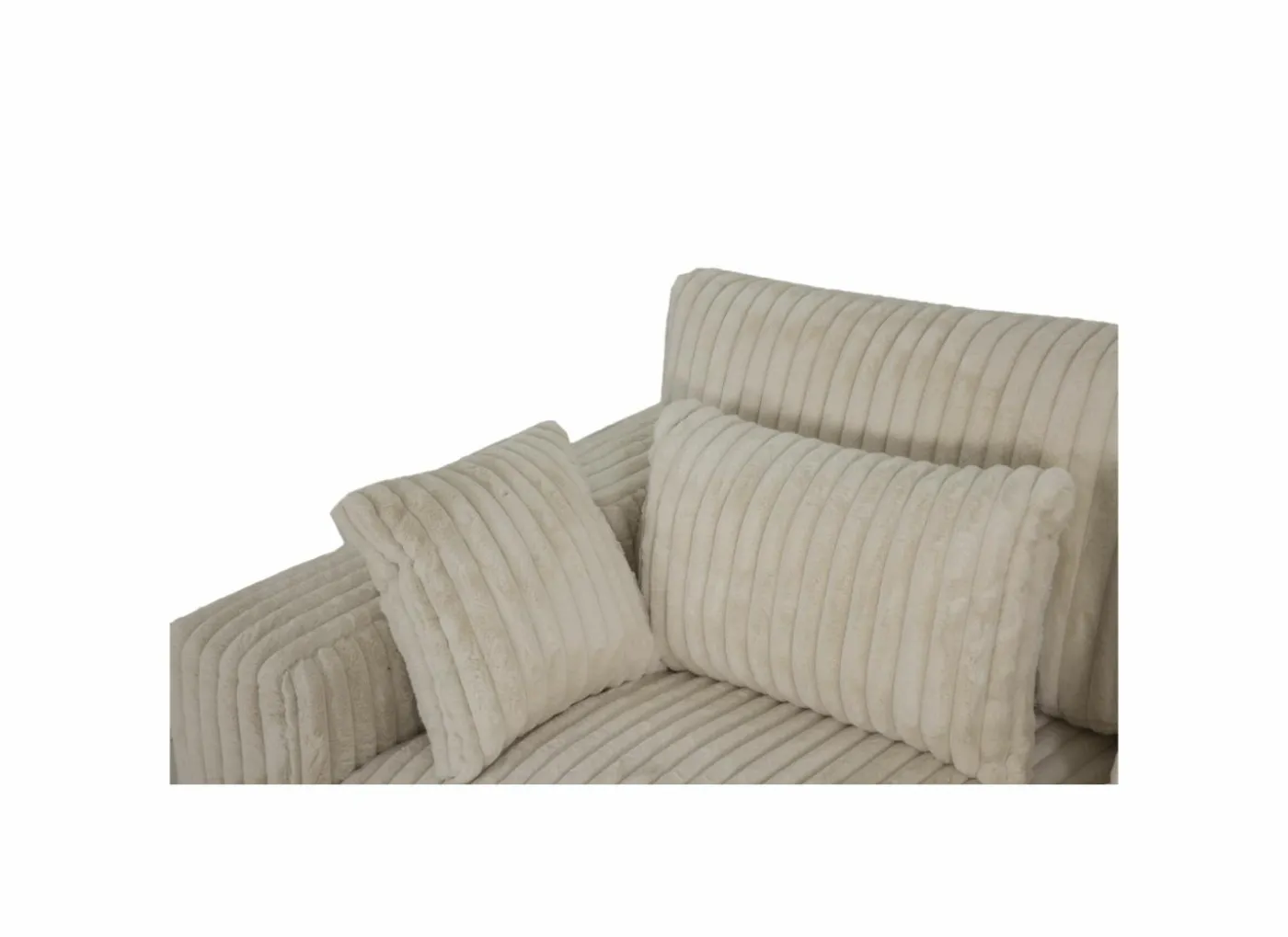 Zetel Monize 2-zit - stof - ecru
