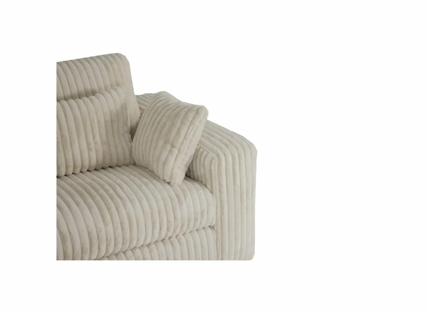 Zetel Monize 3+2-zit - stof - ecru