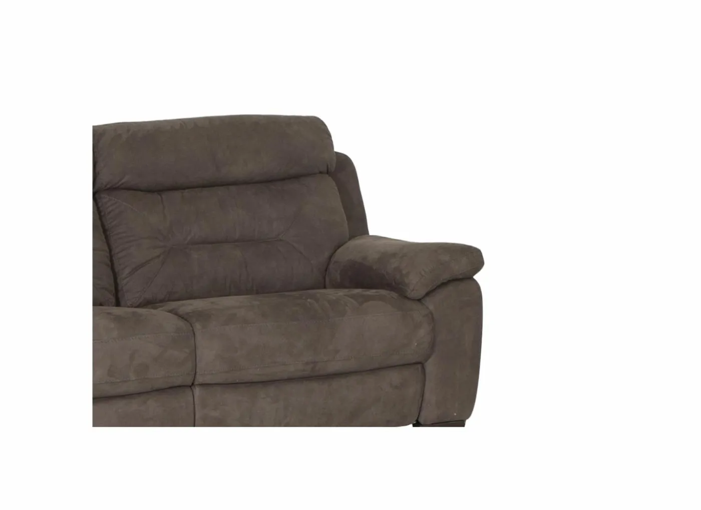 Zetel Neil 2,5+2-zit - stof - grijs met relax
