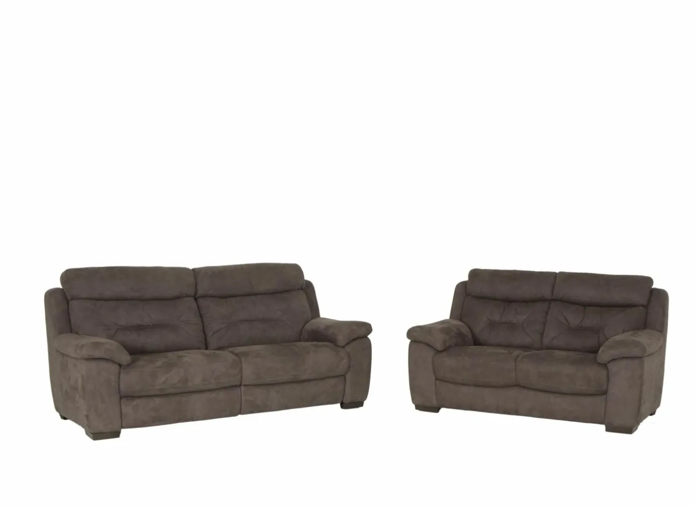 Zetel Neil 2,5+2-zit - stof - grijs
