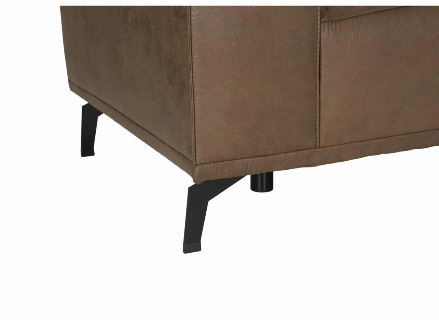 Zetel Nevada 3-zit - stof - bruin