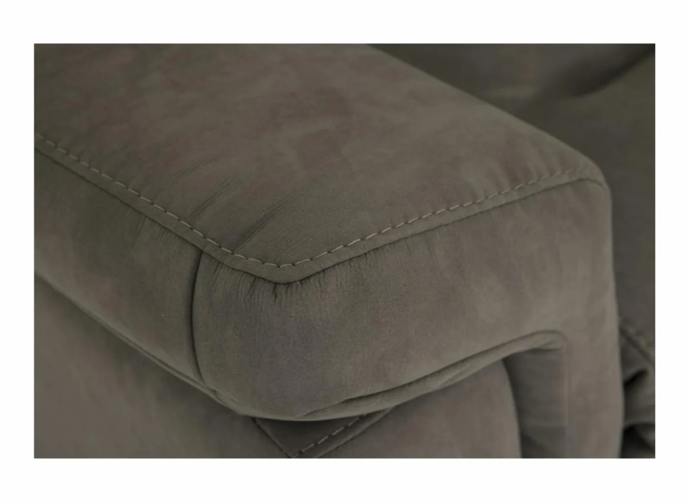 Zetel Notch 2,5+2-zit - stof - donkergrijs met relax