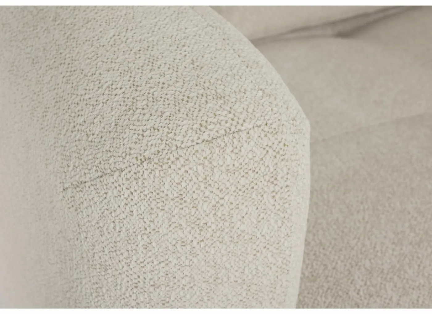 Zetel Olivio 119x114cm - stof - beige