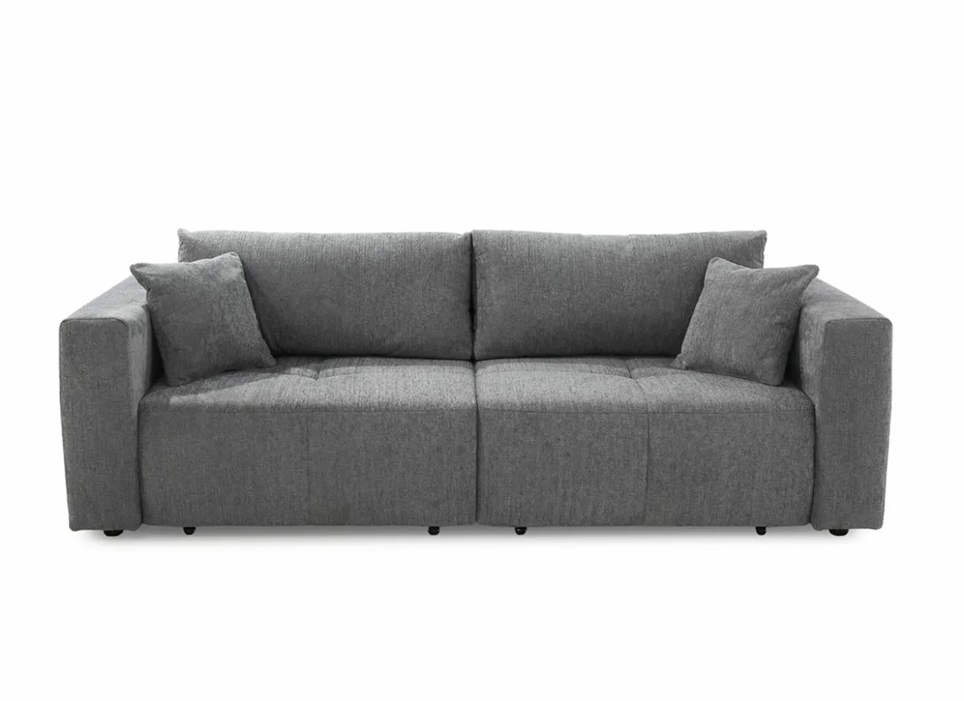 Zetel Relax Bigsofa 4-zit - stof - chenil middengrijs