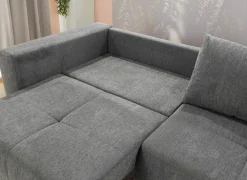 Zetel Relax Bigsofa 4-zit - stof - chenil middengrijs