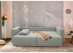 Zetel Relax Bigsofa 4-zit - stof - lichtgrijs