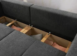 Zetel Relax Bigsofa 4-zit - stof - chenil antraciet