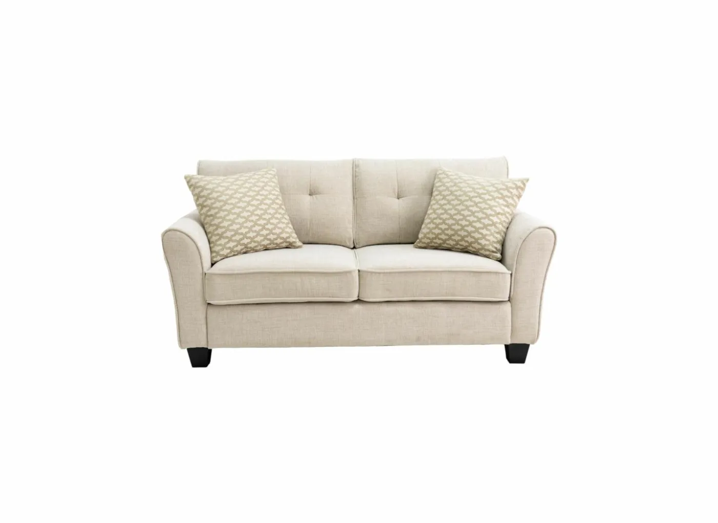 Zetel Road 2-zit - stof - beige