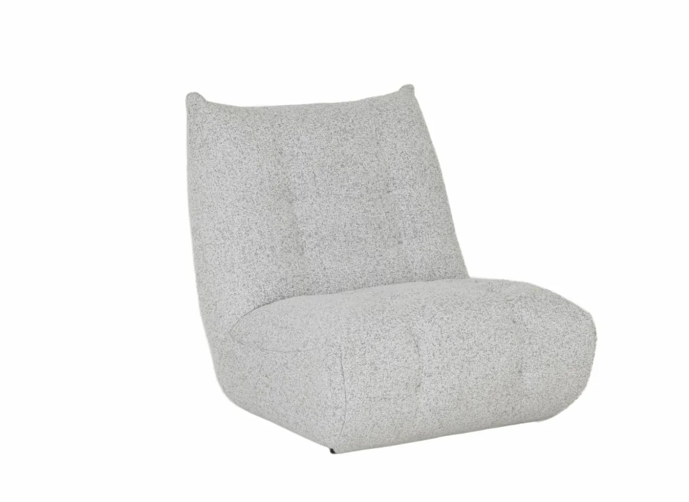 Zetel Schiva 1-zit - stof - lichtgrijs