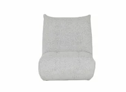 Zetel Schiva 1-zit - stof - lichtgrijs