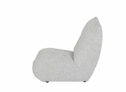 Zetel Schiva 1-zit - stof - lichtgrijs