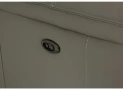 Zetel Singer 2,5+2-zit - leder - taupe met relax