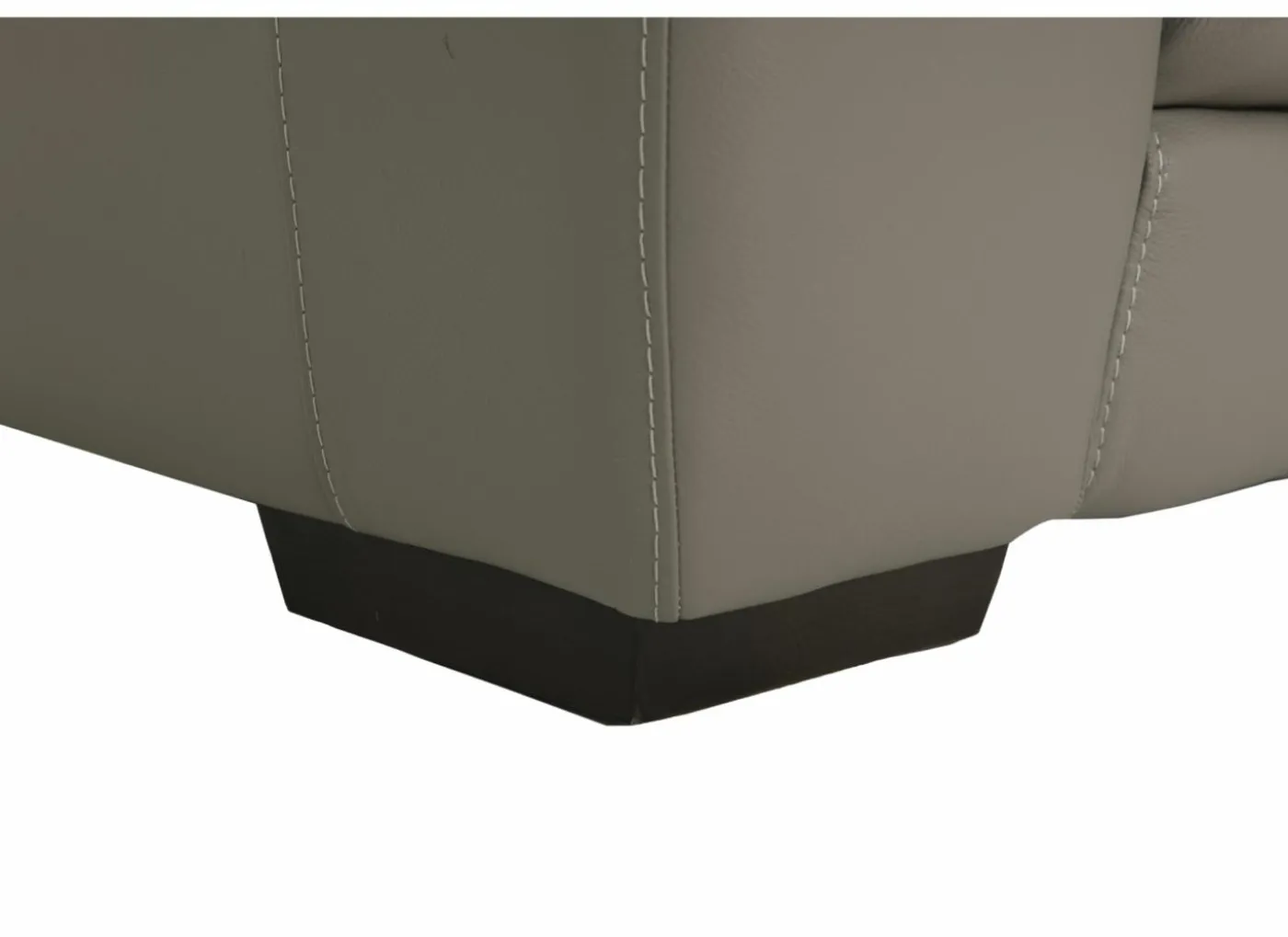 Zetel Singer 2,5+2-zit - leder - taupe met relax